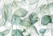 Print On Glass Delicate Touch of Nature - Plants in Pastel Delicate Greens on a White Background [Glass] 151042 additionalThumb 4
