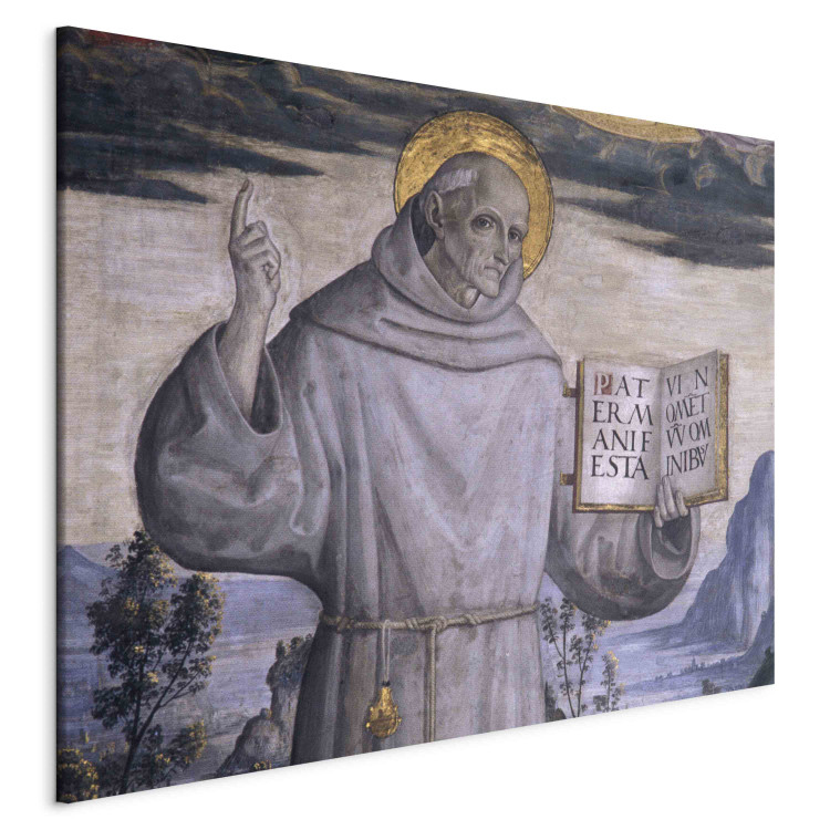 Art Reproduction Der Heilige Bernhardin von Siena mit zwei Heiligen 153542 additionalImage 2