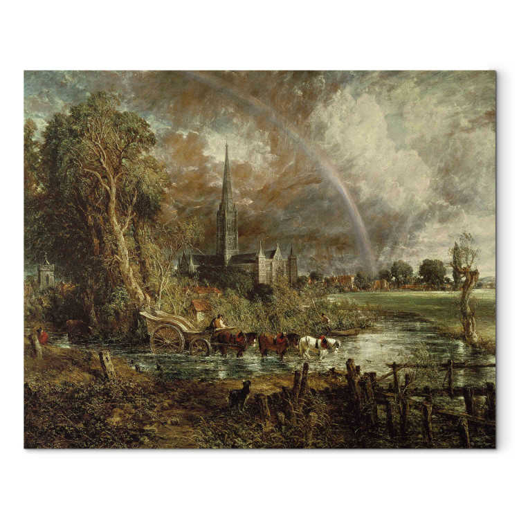 Reproduction Painting Salisbury Cathedral From the Meadows 156942