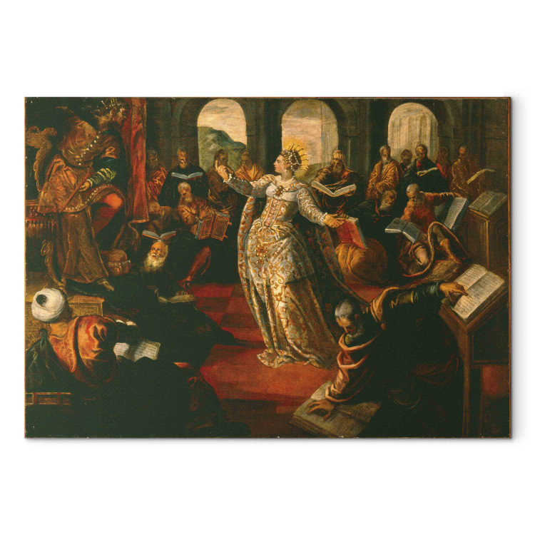Reproduction Painting St. Catherine disputing with the Fifty Philosophers from Alexandria 157442
