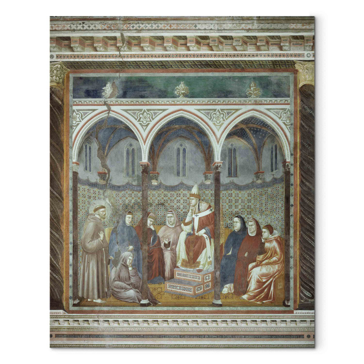 Art Reproduction St. Francis preaches before Pope Honorius III. 158342