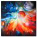 Canvas Colour Frenzy (1-piece) - Abstraction with spheres and a flame effect 48442