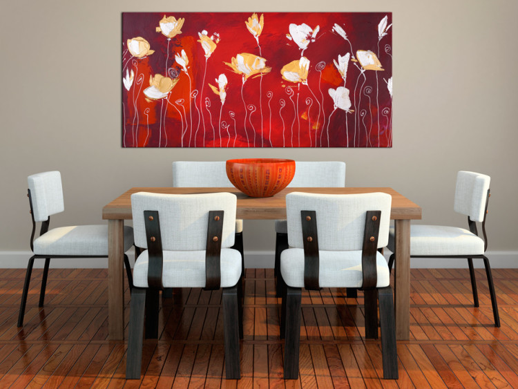 Canvas Fire bright poppies 48642 additionalImage 2