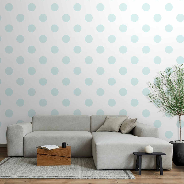 Modern Wallpaper Blue Spots 89442