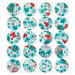 Wallpaper Turquoise meadow - circle 89742 additionalThumb 1