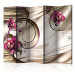 Room Divider Screen Sweet Sensations II - orchid flowers against abstract ornaments 95242