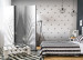 Room Divider Screen Mneme - white space with abstract architecture and diamonds 95342 additionalThumb 4