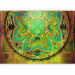 Wall Mural Mandala - regular oriental motif with green pattern and gold elements 98042 additionalThumb 1