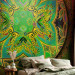Wall Mural Mandala - regular oriental motif with green pattern and gold elements 98042 additionalThumb 2