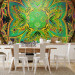 Wall Mural Mandala - regular oriental motif with green pattern and gold elements 98042 additionalThumb 6