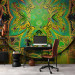 Wall Mural Mandala - regular oriental motif with green pattern and gold elements 98042 additionalThumb 4