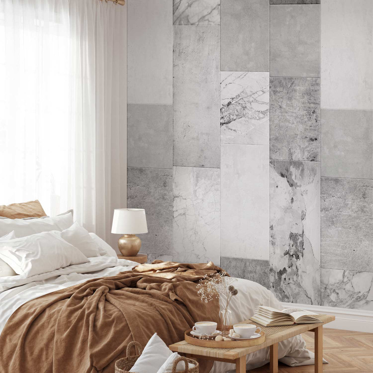 Modern Wallpaper Long Tiles (Grey) 114752 additionalImage 3