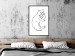 Wall Poster Cat's Relaxation - black and white simple composition with animal line art 119252 additionalThumb 6