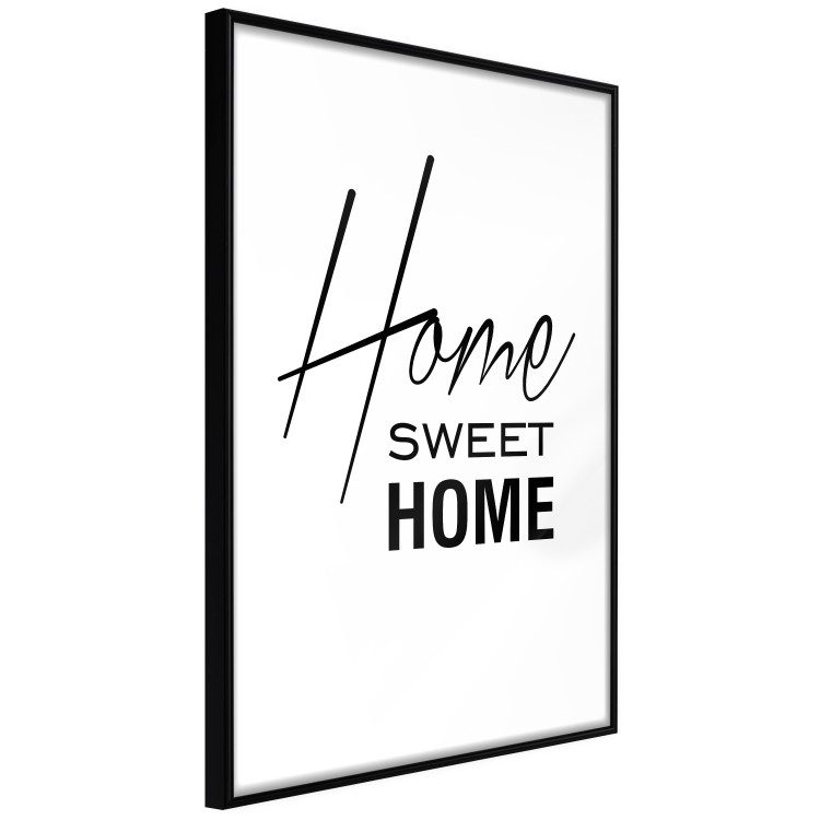 Wall Poster Black and White: Home Sweet Home - black and white English text 122952 additionalImage 10