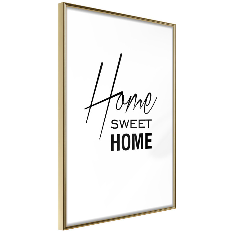 Wall Poster Black and White: Home Sweet Home - black and white English text 122952 additionalImage 6