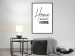 Wall Poster Black and White: Home Sweet Home - black and white English text 122952 additionalThumb 3