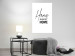 Wall Poster Black and White: Home Sweet Home - black and white English text 122952 additionalThumb 2