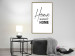 Wall Poster Black and White: Home Sweet Home - black and white English text 122952 additionalThumb 5