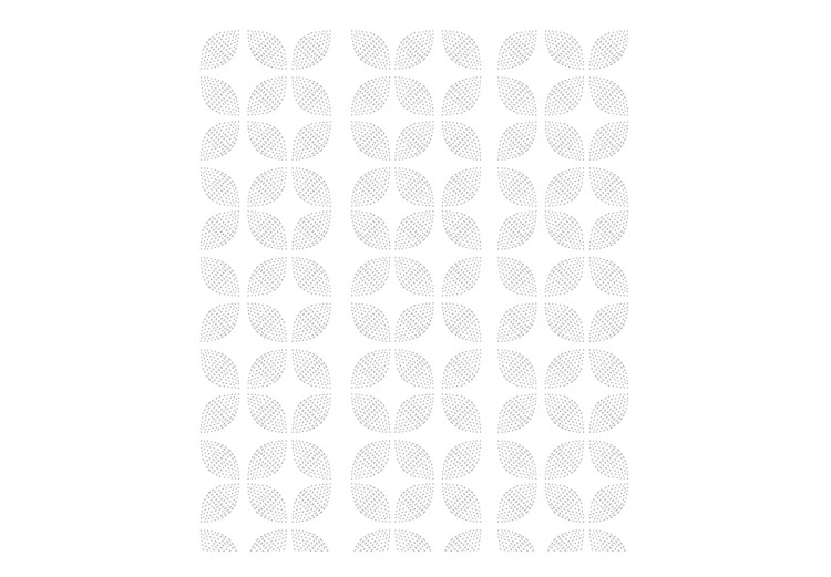 Room Separator Symmetrical Shapes (3-piece) - composition in pattern on a white background 124352 additionalImage 3