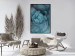Wall Poster Melancholic Wool - turquoise wool texture in artistic motif 124952 additionalThumb 6