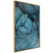 Wall Poster Melancholic Wool - turquoise wool texture in artistic motif 124952 additionalThumb 13
