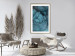 Wall Poster Melancholic Wool - turquoise wool texture in artistic motif 124952 additionalThumb 17