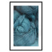Wall Poster Melancholic Wool - turquoise wool texture in artistic motif 124952 additionalThumb 14