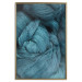 Wall Poster Melancholic Wool - turquoise wool texture in artistic motif 124952 additionalThumb 15