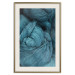 Wall Poster Melancholic Wool - turquoise wool texture in artistic motif 124952 additionalThumb 19