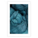 Wall Poster Melancholic Wool - turquoise wool texture in artistic motif 124952 additionalThumb 24