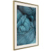 Wall Poster Melancholic Wool - turquoise wool texture in artistic motif 124952 additionalThumb 2