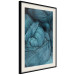 Wall Poster Melancholic Wool - turquoise wool texture in artistic motif 124952 additionalThumb 3