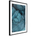 Wall Poster Melancholic Wool - turquoise wool texture in artistic motif 124952 additionalThumb 12