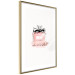Poster Perfume - pink bottle with a black ribbon on a subtly pastel background 125752 additionalThumb 6