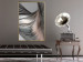 Poster Before the Storm - abstract composition of gray waves on uniform background 127852 additionalThumb 5
