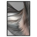 Poster Before the Storm - abstract composition of gray waves on uniform background 127852 additionalThumb 16