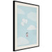 Wall Poster Dreamy Adventure - girl with balloons against sky with clouds 130552 additionalThumb 13
