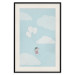 Wall Poster Dreamy Adventure - girl with balloons against sky with clouds 130552 additionalThumb 19