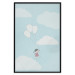 Wall Poster Dreamy Adventure - girl with balloons against sky with clouds 130552 additionalThumb 18