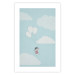 Wall Poster Dreamy Adventure - girl with balloons against sky with clouds 130552 additionalThumb 25