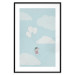 Wall Poster Dreamy Adventure - girl with balloons against sky with clouds 130552 additionalThumb 17