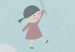 Wall Poster Dreamy Adventure - girl with balloons against sky with clouds 130552 additionalThumb 9