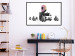 Wall Poster Donut Police - car with a donut and police motorcycles on a white background 132452 additionalThumb 5