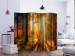 Room Separator Awakening of Autumn II (5-piece) - sunny landscape in the middle of the forest 132552 additionalThumb 2