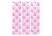 Room Divider Pink Lady (3-piece) - crystal pattern in pastel pink 132752 additionalThumb 3