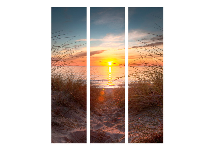 Room Divider Screen Sunset over the Atlantic Ocean (3-piece) - seascape 132952 additionalImage 3