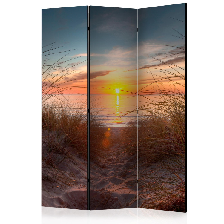 Room Divider Screen Sunset over the Atlantic Ocean (3-piece) - seascape 132952
