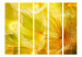 Folding Screen Delicate Dandelion Puffs II - whimsical yellow flower abstraction 133952 additionalThumb 3