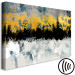 Canvas Fancy landscape - modern abstraction in gey and golden tones 134252 additionalThumb 6