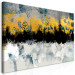 Canvas Fancy landscape - modern abstraction in gey and golden tones 134252 additionalThumb 2